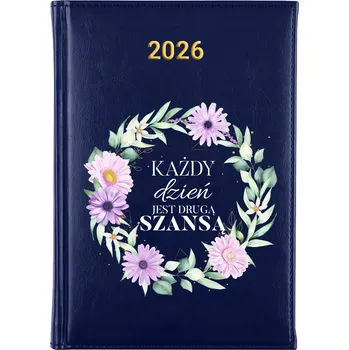 Kalendář Knižní kalendář 2026 A5 modrý