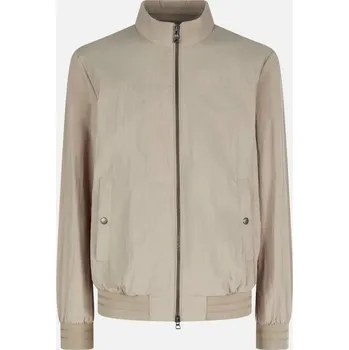 Pánská casual bunda Pánská bunda GEOX ELVER BÉŽOVÁ 52