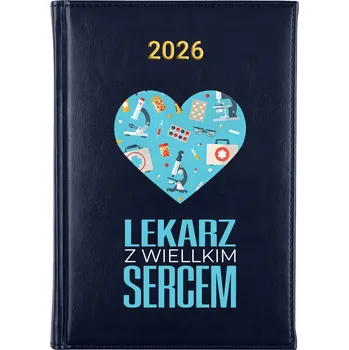 Kalendář Knižkový kalendář 2026 A5 FunnyCase modrý