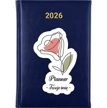 Kalendář Knižní kalendář 2026 A5 modrý