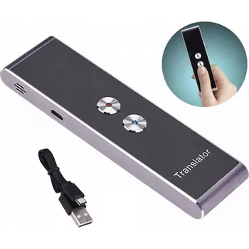 Zabezpečení domácnosti HLASOVÝ PŘEKLADAČ OKAMŽITÝ KAPESNÍ TRANSLÁTOR 33 JAZYKŮ 800mAh