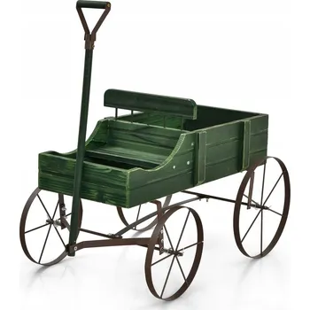 Květináč Držák Na Květináč Costway 60 cm, dřevo