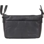 Sendi Design Dámská kožená taška přes rameno MIRIAM černá