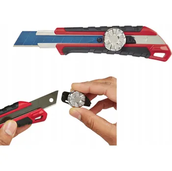 Pracovní nůž Řezačka nůž s odlamovací čepelí, segmentový nůž pro čalouníky, 18 mm MILWAUKEE