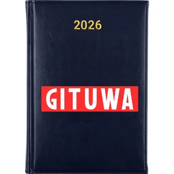 Kalendář Knižkový kalendář 2026 A5 FunnyCase modrý