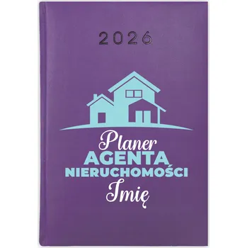 Kalendář Knižní kalendář 2026 A5 FunnyCase fialový