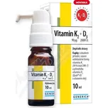 Vitamin K2 90mcg + D3 2000 I.U.kapky 10ml Generica