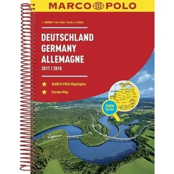 Německo, Evropa/atlas-spirála 17/18 1:300T MD