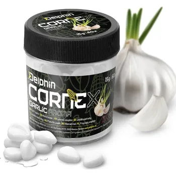 Návnadová surovina Delphin Umělá nástraha CorneX Pop Up / 60ks Česnek