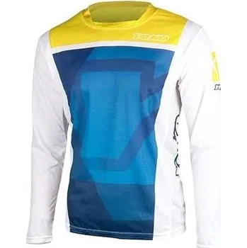 Moto oblečení YOKO KISA modrá / žlutá vel.L