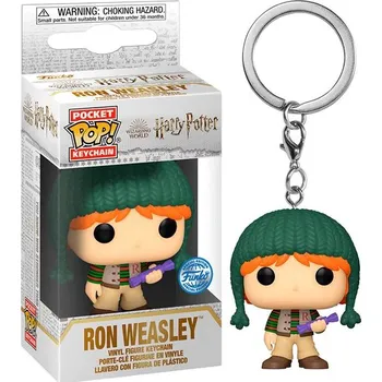 Figurka Funko klíčenka Pocket POP! Harry Potter Ron Holiday