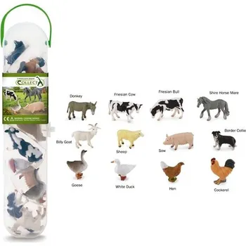 Figurka Collecta zvířata na statku v tubě