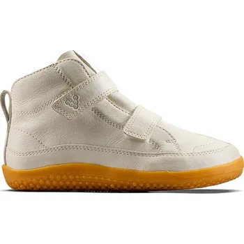 Dětská treková obuv Vivobarefoot GOBI BOOT KIDS LIMESTONE velikost 32 - Béžová