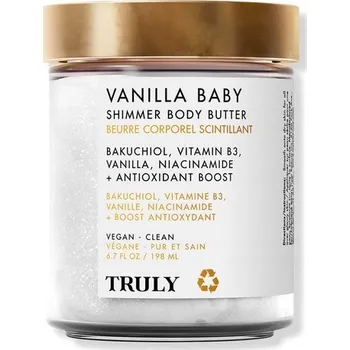 TRULY - Vanilla Baby Luxusní Rozjasňující Tělové Máslo s Bakuchiolem