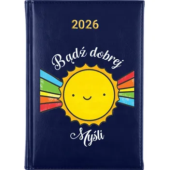 Diář Knižní kalendář 2026 A5 modrý