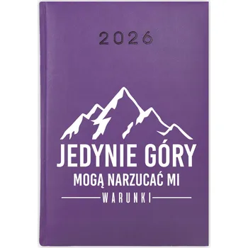 Kalendář Knihový kalendář 2026 A5 fialový