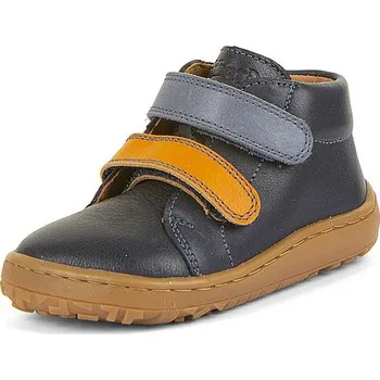 Dětská treková obuv FRODDO chlapecká kotníková obuv BAREFOOT FIRST STEP G2130360-2 modrá+ 23