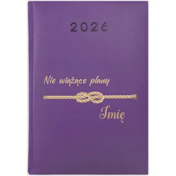 Kalendář Knihový kalendář 2026 A5 fialový