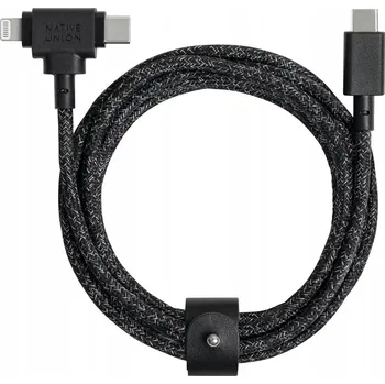 Datový kabel Kabel Native Union USB-C na Apple Lightning 1,5 m černý