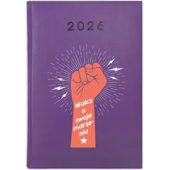 Kalendář Knihový kalendář 2026 A5 fialový
