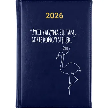 Kalendář Knižní kalendář 2026 A5 modrý