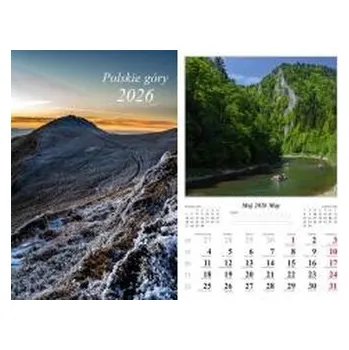 Kalendář Kalendarz 2026 ścienny Polskie góry