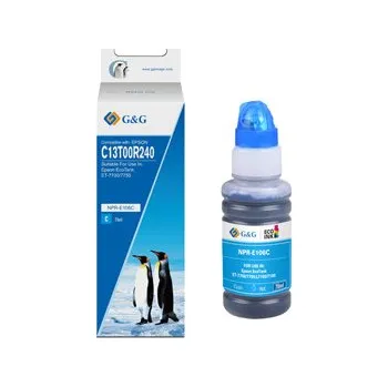 G&G kompatibilní ink s C13T00R240, NPR-E106C, cyan NPR-E106C
