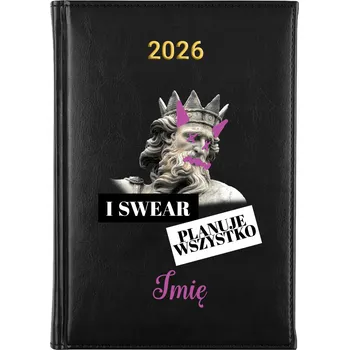 Diář Knižkový kalendář 2026 A5 černý