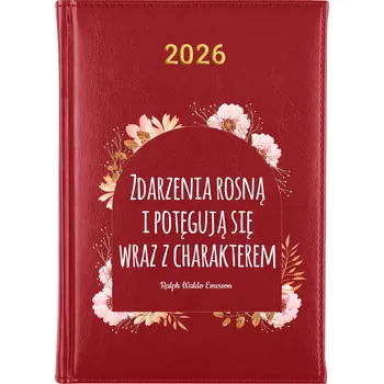 Kalendář Knižní kalendář 2026 A5 FunnyCase červený