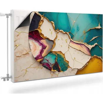 Obraz Magnetická krycí deska na radiátor 80 x 60 cm béžová