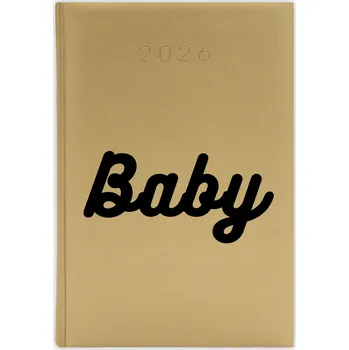 Kalendář Knižní kalendář 2026 A5 FunnyCase zlatý