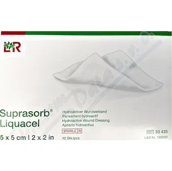 Krytí na ránu Krytí Suprasorb Liquacel sterilní 5x5cm 10ks