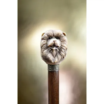Vycházková hůl sběratelská Čau-čau