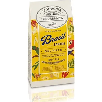 Káva Corsini Single Brasilie Santos mletá 125 g