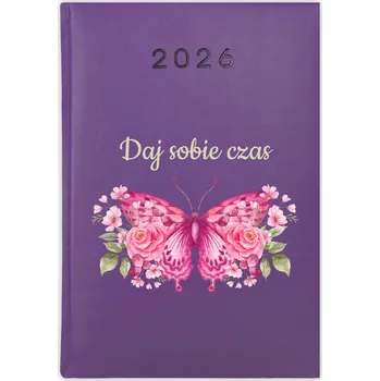 Kalendář Knihový kalendář 2026 A5 fialový