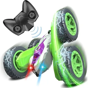 RC model auta Gralal Dálkově ovládané auto 2,4 GHz, otočení o 360°, 4WD, zelené