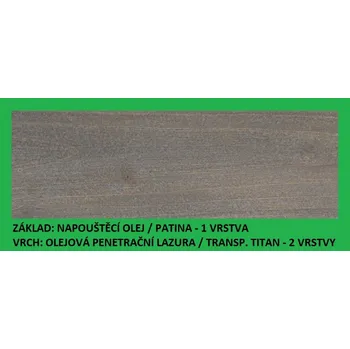 Olej na dřevo BBB Napouštěcí olej 9lt patina