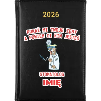 Kalendář Knižní kalendář 2026 A5 FunnyCase černý