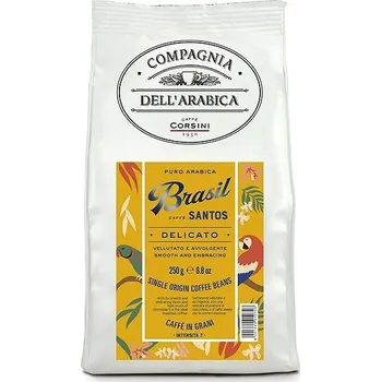 Káva Corsini Brasil Santos Zrno 250 g