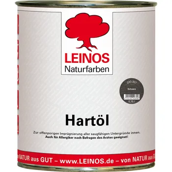 Olej na dřevo LEINOS 240 Tvrdý olej černý 0,75lt