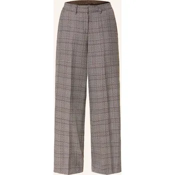 Dámské kalhoty Milano Italy Dámské Marlene Kalhoty, béžová / černá / bílá, 38