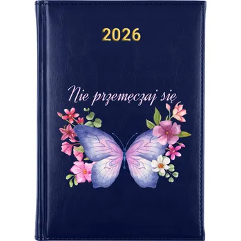 Kalendář Knižní kalendář 2026 A5 modrý