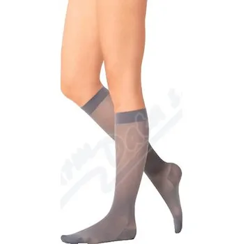 Dámské punčochy RELAX PREMIUM lýtkové punčochy vel.M grey sky