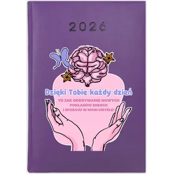 Kalendář Knižní kalendář 2026 A5 FunnyCase fialový