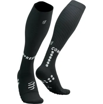 Pánské ponožky Kompresní podkolenky Compressport FULL SOCKS RECOVERY 2.0 1M Černá, Bílá