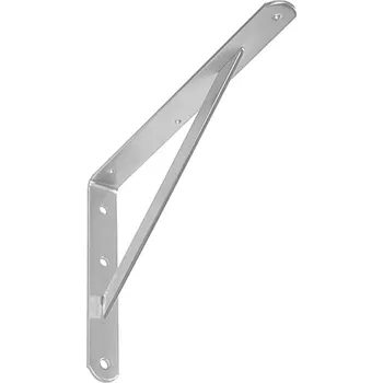 Nábytkové kování DOMAX WSWP 250/20 konzole zpevněná 250x150x20x3,0 galvanizovaná - (10/bal)