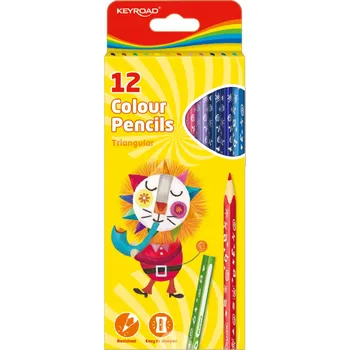 Pastelka Pastelky Keyroad trojhranné, 12 barev
