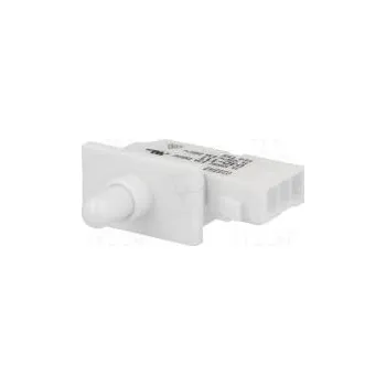 Síťový prvek Switch door Pos 2 SPDT 0.5A/250VAC white Leads spring clamps