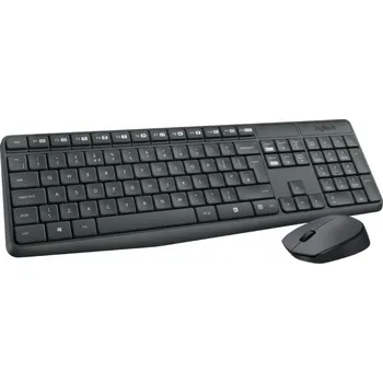 Klávesnice Bezdrátová sada klávesnice a myši Logitech MK235 šedá