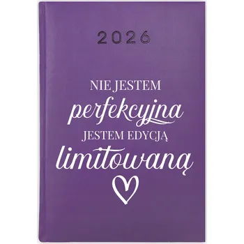 Kalendář Knižkový kalendář 2026 A5 Cute Cups fialový